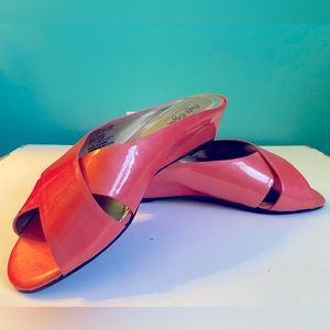 Coral Wedge Sandals